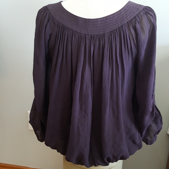 Anthropologie Rohit Rahul Khanna Sheer Broen Swing Crop Top (S) - Picture 2 of 9